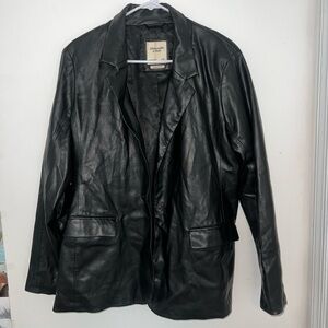 Abercrombie & Fitch Vegan Leather Jacket